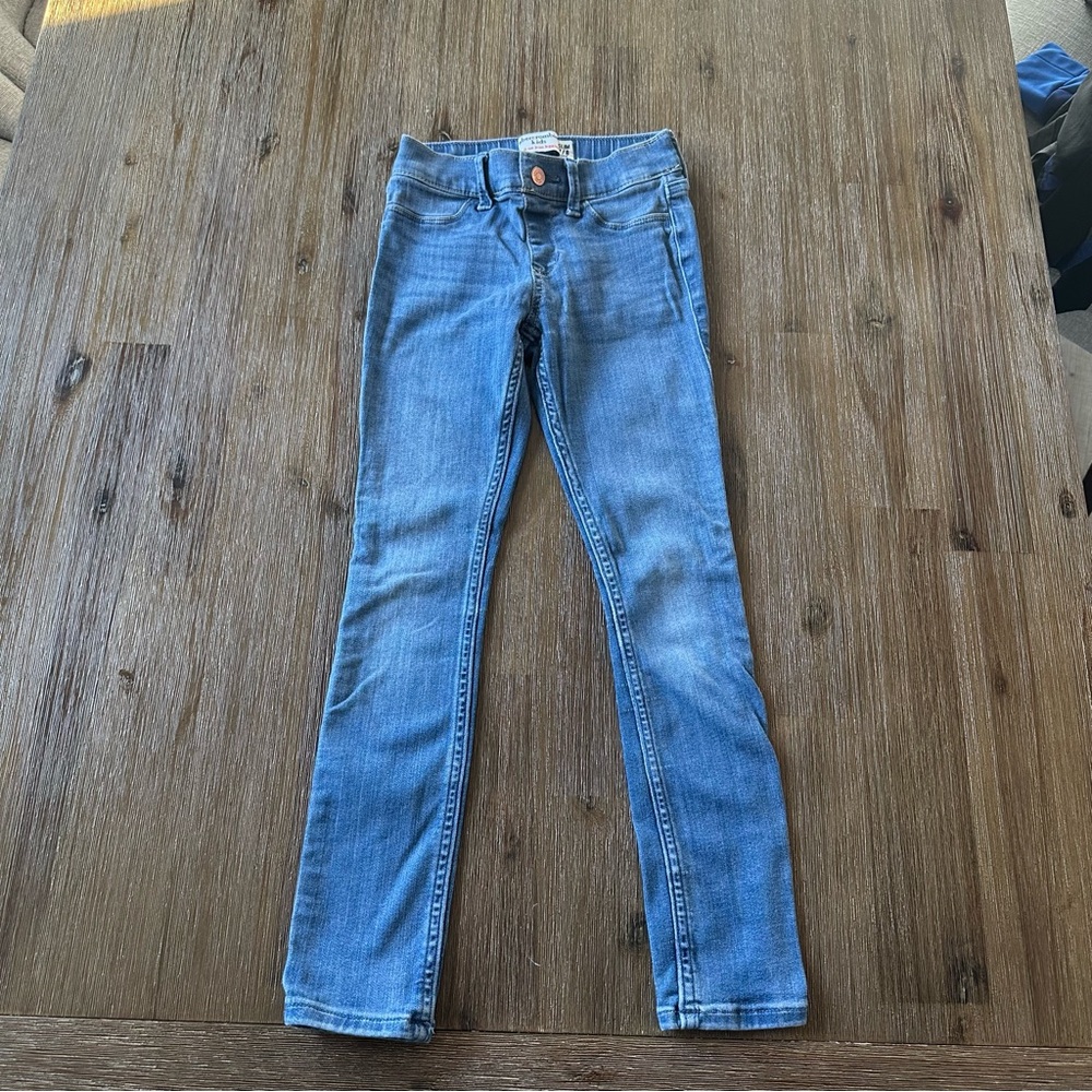 3/24$ Abercrombie Kids Blue Pull-On Jean Legging Jegging size 7/8 slim